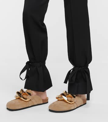 Slippers aus Veloursleder | JW Anderson