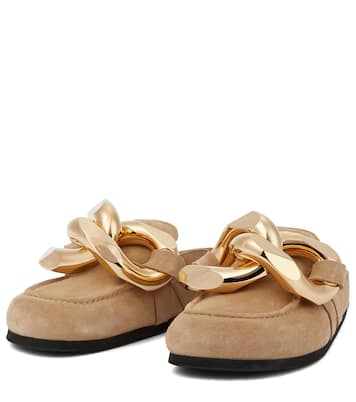Slippers aus Veloursleder | JW Anderson