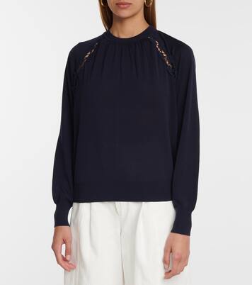 Jersey de algodón y seda | Chloé