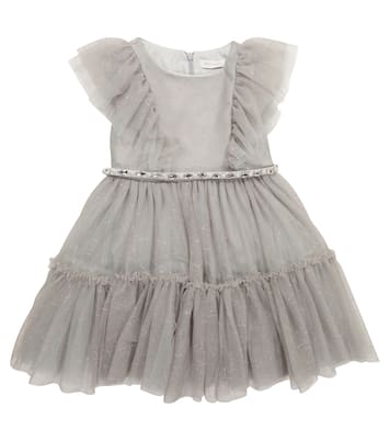 Abito in tulle con cristalli | Monnalisa