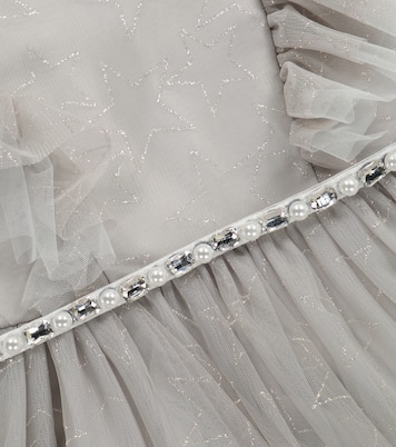 Abito in tulle con cristalli | Monnalisa