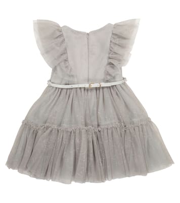 Abito in tulle con cristalli | Monnalisa