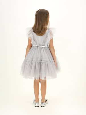 Abito in tulle con cristalli | Monnalisa