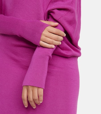 One-shoulder cashmere and silk midi dress | Tom Ford