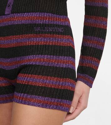 Mono a rayas de jacquard con Lurex® | Valentino