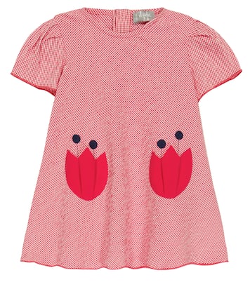 Baby gingham cotton-blend dress | Il Gufo