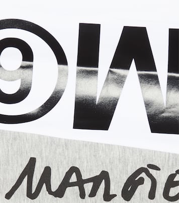 Logo cotton-blend leggings | MM6 Maison Margiela Kids