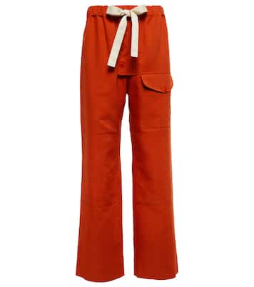Pantalones cargo de sarga de algodón | Stella McCartney
