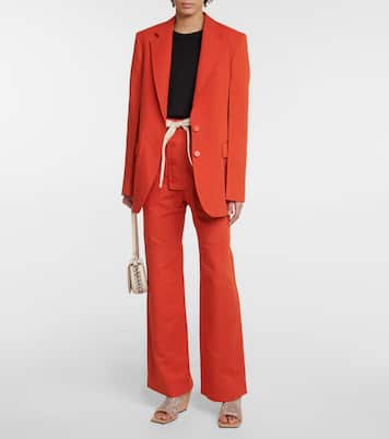 Pantalones cargo de sarga de algodón | Stella McCartney