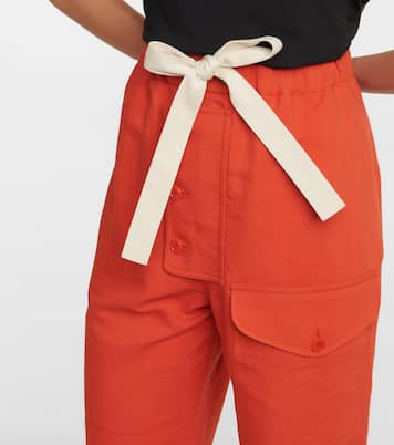 Pantalones cargo de sarga de algodón | Stella McCartney