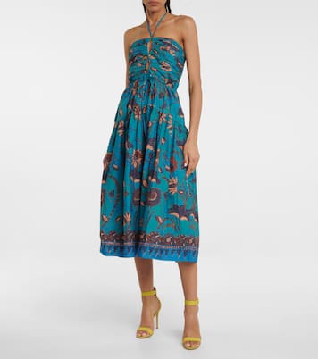 Vestido midi Ella floral | Ulla Johnson