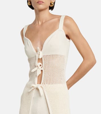 Robe de plage Elianne en crochet | Nanushka