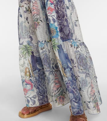 Maxikleid aus Baumwolle und Seide | Etro