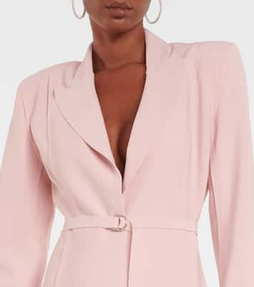 Belted jersey minidress | Norma Kamali