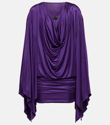 Cowl-neck satin minidress | Tom Ford