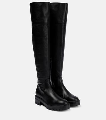 Botas mosqueteras Whitney de piel | Aquazzura