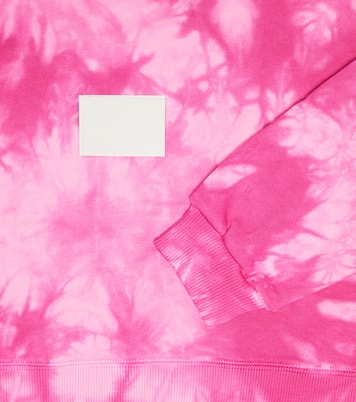 Felpa tie-dye in cotone con cappuccio | MM6 Maison Margiela Kids