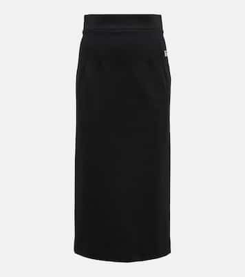 Falda midi de tubo de jersey | Dolce&Gabbana