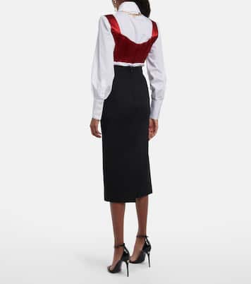 Falda midi de tubo de jersey | Dolce&Gabbana