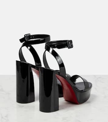 Sandales Movida Sabina à plateau en cuir | Christian Louboutin