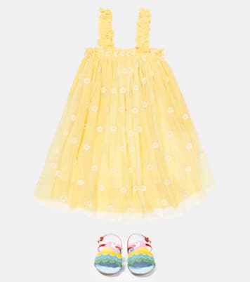 Embroidered tulle dress | Stella McCartney Kids