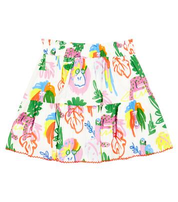Falda de algodón estampada | Stella McCartney Kids