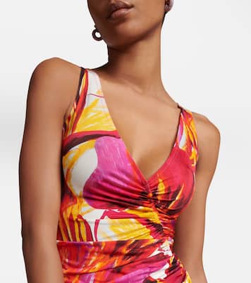 Summer Solstice printed minidress | Louisa Ballou