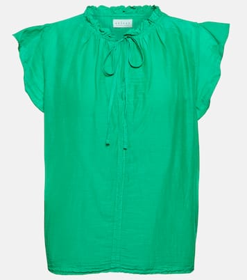Top Melanie in voile di cotone e seta | Velvet