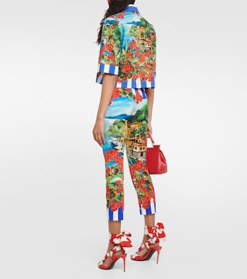 Portofino camisa en popelín de algodón | Dolce&Gabbana