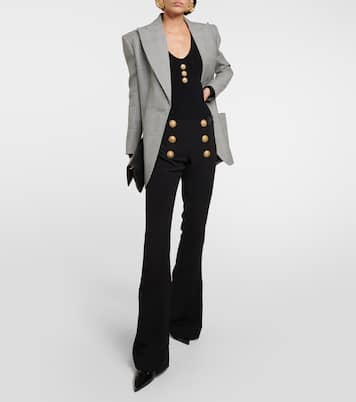 Pantaloni flared a vita bassa | Balmain