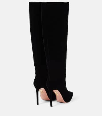 Stivali So Matignon 105 in velluto | Aquazzura