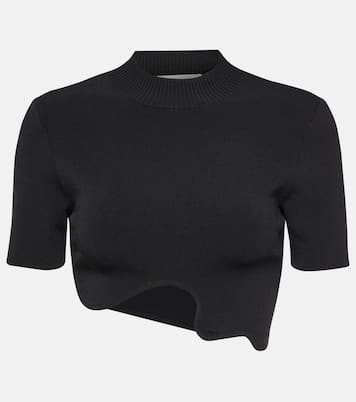Maparadita asymmetric crop top | Christopher Esber