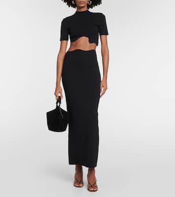 Maparadita asymmetric crop top | Christopher Esber