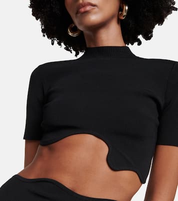 Maparadita asymmetric crop top | Christopher Esber