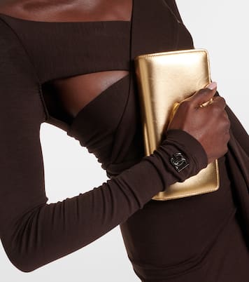 Draped wool-blend midi dress  | Dolce&Gabbana