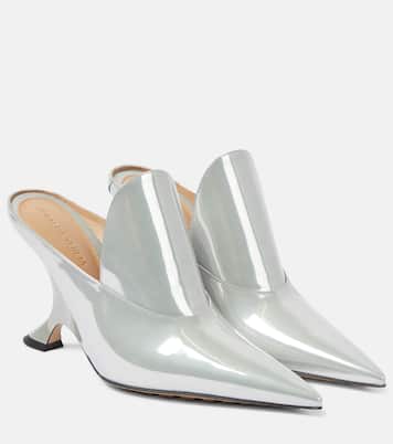 Rocket metallic leather mules | Bottega Veneta