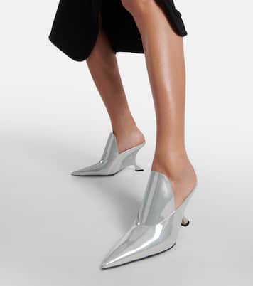 Rocket metallic leather mules | Bottega Veneta