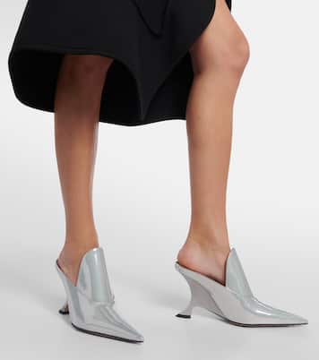 Rocket metallic leather mules | Bottega Veneta