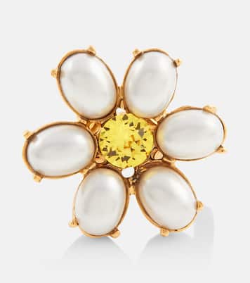 Anillo Daisy con perlas sintéticas | Oscar de la Renta