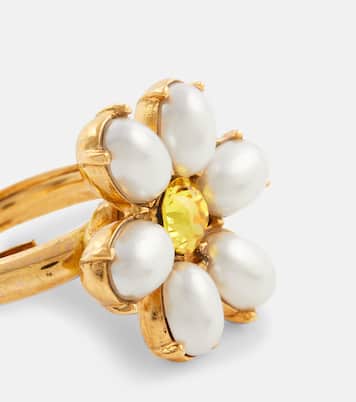 Anillo Daisy con perlas sintéticas | Oscar de la Renta