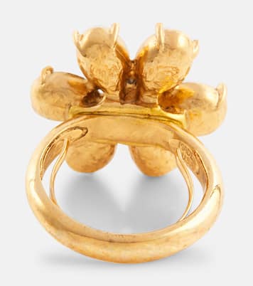 Anillo Daisy con perlas sintéticas | Oscar de la Renta