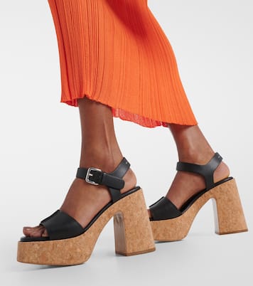 Sandali Skyla in similpelle con plateau | Stella McCartney