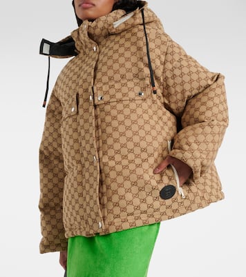 Piumino in canvas di cotone GG | Gucci