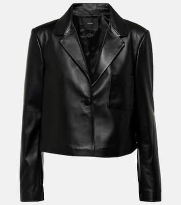 Cropped leather jacket | Joseph
