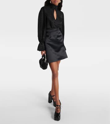 Blusa in jacquard con cut-out | Nina Ricci