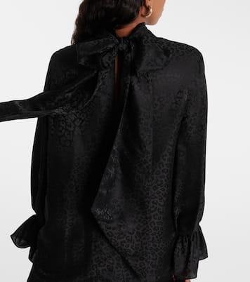 Blusa in jacquard con cut-out | Nina Ricci