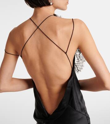Robe longue en satin de soie | Givenchy
