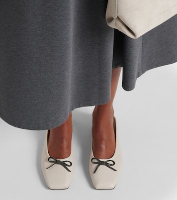 Slippers Monili aus Leder | Brunello Cucinelli