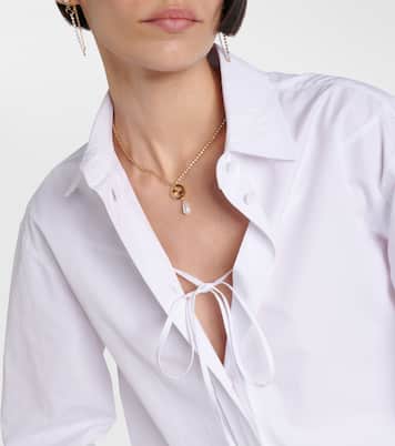 Collier Gucci Blondie à perles fantaisie | Gucci