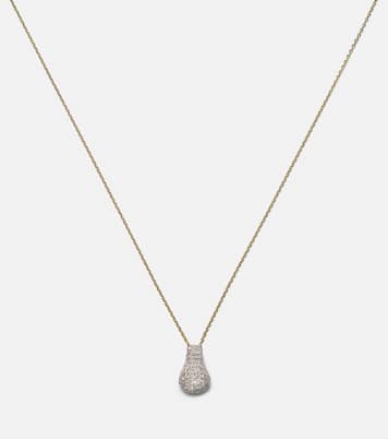 Collier Droplet en or 14 ct et diamants | Stone and Strand